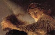 Rembrandt van rijn Details of the Blinding of Samson USA oil painting reproduction